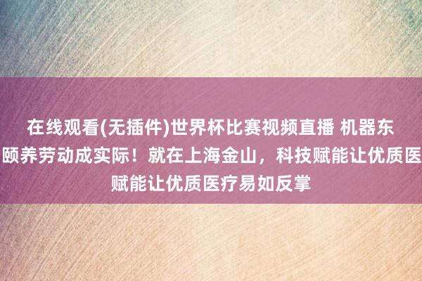 在线观看(无插件)世界杯比赛视频直播 机器东说念主上门颐养劳动成实际!就在上海金山,科技赋能让优质医疗易如反掌