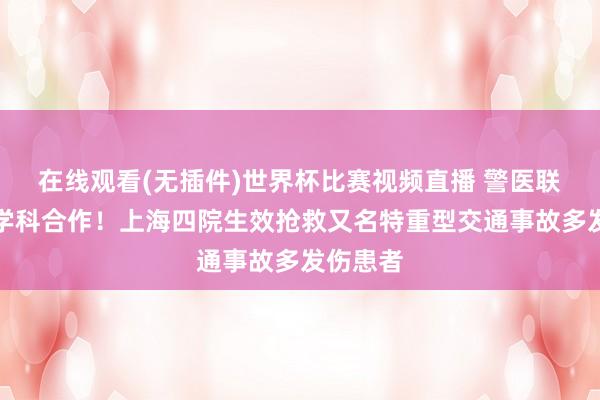 在线观看(无插件)世界杯比赛视频直播 警医联动,多学科合作!上海四院生效抢救又名特重型交通事故多发伤患者
