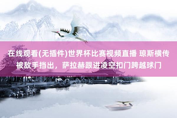 在线观看(无插件)世界杯比赛视频直播 琼斯横传被敌手挡出，萨拉赫跟进凌空扣门跨越球门