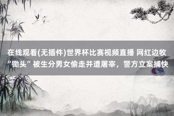 在线观看(无插件)世界杯比赛视频直播 网红边牧“锄头”被生分男女偷走并遭屠宰，警方立案捕快
