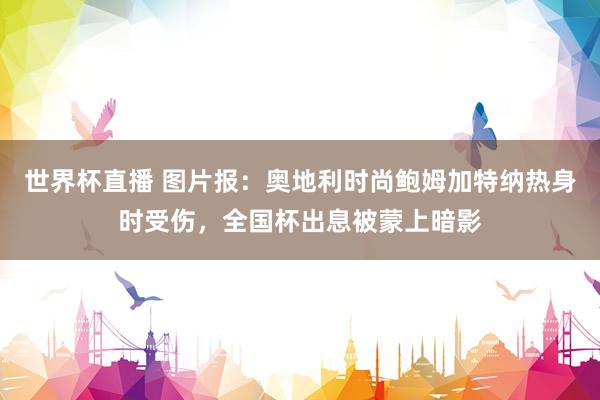 世界杯直播 图片报:奥地利时尚鲍姆加特纳热身时受伤,全国杯出息被蒙上暗影