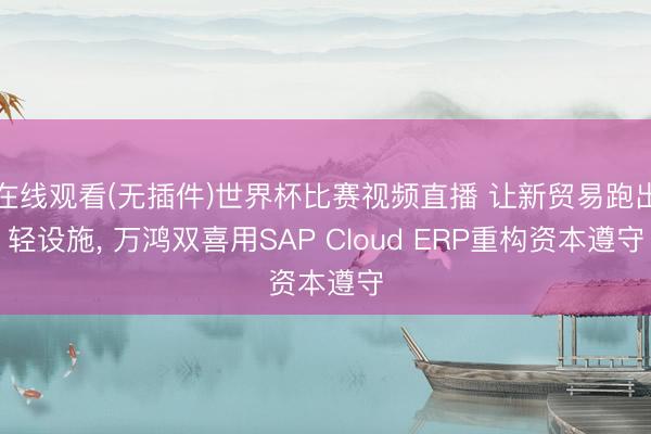 在线观看(无插件)世界杯比赛视频直播 让新贸易跑出轻设施, 万鸿双喜用SAP Cloud ERP重构资本遵守